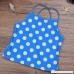 ACSUSS Little Big Girls 2 Pieces Tankini Set Swimsuit Polka Dots Camisole Crop Tops with Bottoms Swimwear Blue B07MC8DX2K